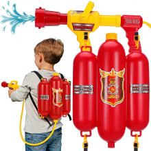 Feuerwehr-Rucksack-Wasserpistolenspielzeug, Sommerspielzeug für Kinder