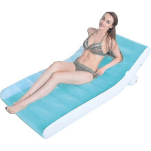 Zuverlässige aufblasbare Schwimmhilfe, 3-in-1-Poolliege, aufblasbare Schwimmhilfen (Liege, Driftkissen)