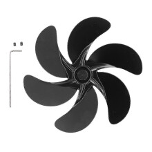 Kompakter 6-Blatt-Lüfterflügel, sicher und einfach zu montieren, Aluminium 78 g, Zubehör für Herdventilatoren