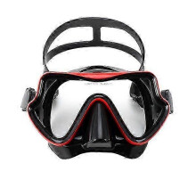 Robuste, professionelle Tauchmaske, beschlagfrei, UV-Schutz und wasserdicht, Erwachsenengröße, Schwimm- und Tauchausrüstung