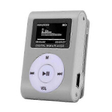 MP3-Player mit Kunststoffgehäuse, 96 dB Signal-Rausch-Verhältnis, 10 Stunden Akkulaufzeit, tragbares Audiogerät