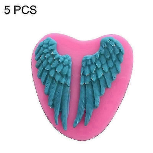 5-teiliges kompaktes Silikon-Backform-Set für Engelsflügel-Kuchen