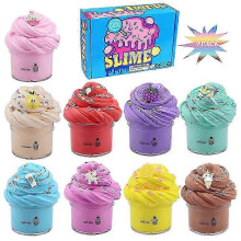 9-farbiges DIY-Baumwollknete-Set für Kinder, Baumwollknete-Herstellungsset, Geschenk für Kindergeburtstage und Feiertage