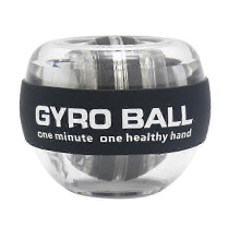 Zuverlässiger Gyroball zur Stärkung und zum Training der Handgelenke. Kompatibel mit dem europäischen Markt – schwarz.
