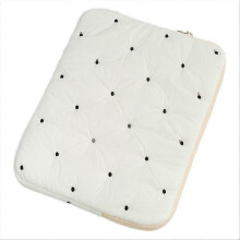 Strapazierfähige Laptoptasche mit weichem Futter, stoßfest, für 11-Zoll-PCs, weiße Schutzhülle