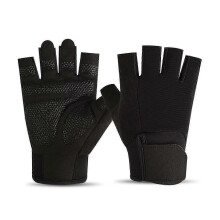 Halbfinger-Fitnesshandschuhe, rutschfest, atmungsaktiv, Unisex-Trainingshandschuhe