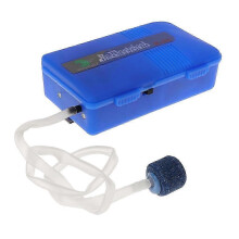 Batteriebetriebene Sauerstoffpumpe für Angler, leiser Betrieb bei Stromausfall, kompatibel mit MINI-Luftpumpe, 1 Auslass, leiser Sauerstoffbelüfter
