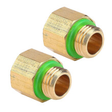 Hochdruck-Sprühgerät-Reduzieradapter G3 8 Innengewinde auf G1 4 Außengewinde, Pflanzenschutz-Sprühgerät-Adapter, 2 Stück