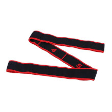Yoga-Widerstandsband, elastischer Stretchgürtel für lateinamerikanische Tänze, Fitnessübungs-Zugband (rot)