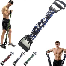 Widerstandsdehner aus Naturlatex mit 3 Löchern, 3-Wege-Widerstandsband aus Naturlatex für Krafttraining, Flexibilität und Regeneration