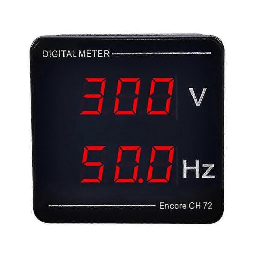Digitales Voltmeter/Frequenzmessgerät für Wechselstrom 50–500 V