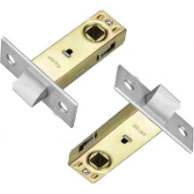 Skandinavische Türriegel, 2er-Pack, robuste, geräuschlose Edelstahl-Rohrriegel für Innentüren (Schlafzimmer, Badezimmer)
