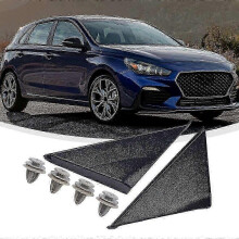 Robuste, verbesserte Passform, Kotflügelsäulenverkleidung, Spiegelecken, kompatibel mit Hyundai Elantra 17-20