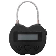Kompatibel mit Smart-Zeitschloss-LCD-Display – USB-wiederaufladbares temporäres Zeitschloss – Reiseelektronik