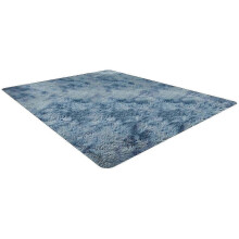 Weicher, flauschiger Teppich, modernes Dekor für Wohnzimmer, Schlafzimmer, Flur – Langflor-Fellteppich, zotteliger Kunstfell-Bettteppich