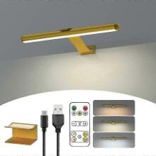 Zuverlässige, kabellose Bilderleuchte mit Fernbedienung, 300 Lumen, Akku-Kunstdisplay-Lampe, 3 Modi, magnetische Wandleuchte
