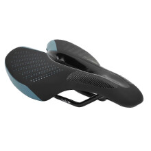 Mountainbike-Sattel, ergonomisches Design, atmungsaktiv und wasserdicht, kompatibel mit Mountainbike- und Rennradsattel, 911 schwarz.