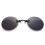 Robuste, runde Retro-Sonnenbrille mit aufsteckbarem Nasenbügel 1