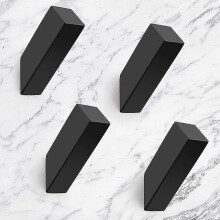 Handtuchhaken, mattschwarze, wasserdichte, moderne Wandhaken für das Badezimmer, robuste Wandhaken aus Edelstahl SUS 304 zur Bademantelmontage