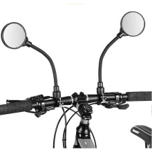 Fahrradspiegel, verstellbare Lenker-Rückspiegel für Mountainbike, Rennrad, Fahrrad und Elektromotorrad (schwarz - 2 Stück)