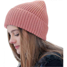 Kompakte, hochwertige Strickmütze, warme Strickmütze, dicke Strickmütze für Damen und Herren