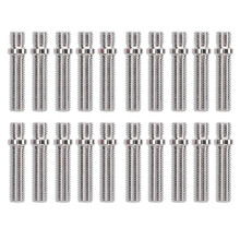 Kompakte, verlängerte Radbolzen, 20 Stück, 58 mm, für Pkw, Umrüstung M12x1,25 auf M12x1,5