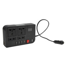 12V auf 220V Wechselrichter 600W für Auto, modifizierter Sinus-Spannungswandler mit Zigarettenanzünder