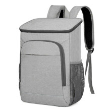 30-Liter-wasserdichte Kühltasche für Picknick, Wanderung, Strand – grau