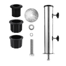 38 mm Durchmesser Schirmständer-Einsatzhülse für Terrassen- und Gartenschirme