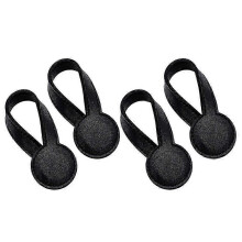 4 magnetische Handtuchhalter aus Leder, praktische Clips für Küche und Bad