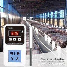 Kompakter digitaler Thermostat mit LED-Anzeige für W2022 Temperaturregler, 220 V