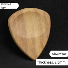 Für gerillte Holzplektren für E-Gitarre, Akustikgitarre oder Bassgitarre