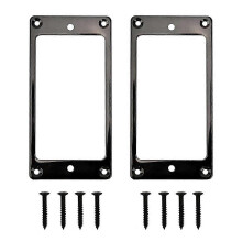 Robuste Abdeckung für Metall-Humbucker-Tonabnehmerringe, schwarz