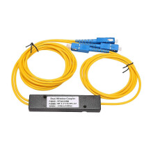 Kompakter FTTH SC UPC 1x2 PLC Singlemode-Glasfaser-Lichtwellenleitersplitter FBT-Lichtwellenleiterkoppler