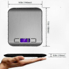 Robuste, kleine elektronische Küchenwaage für den Hausgebrauch – benutzerfreundlich und effizient
