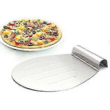 Zuverlässiger runder Pizzaspatel, 27,4 cm, aus Edelstahl, auch als Pfannenwender, Tortenheber oder Backformhelfer geeignet.
