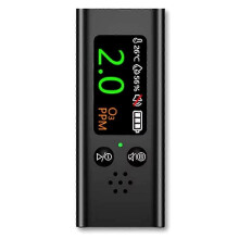 Ozon-Detektor, Temperatur- und Feuchtigkeitsmesser, Luftqualitätsmessgerät für den Haushalt, Ozon-Monitor, USB-Ladefunktion