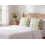 Beliani Throw Cushion TAMNINE 45 x 45 cm Light Green Checked 2