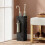 Homcom Paragüero Negro 15.5 x 15.5 x 49 cm 5