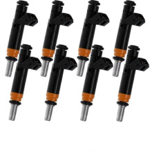 Zuverlässiges 8-teiliges OEM-Einspritzdüsen-Set 7506924 für BMW 745i und 745li (4,4 l V8) der Baujahre 2002–2003 mit verbesserter Leistung.