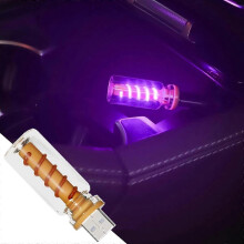 USB-Autoinnenraumleuchte mit Touch-Steuerung, LED-Ambientebeleuchtung, kompakte violette Stimmungsleuchte für vielseitige Einsatzmöglichkeiten