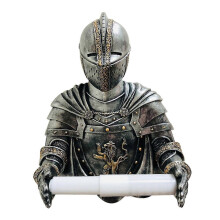 Wand-Toilettenpapierhalter mittelalterliche Statue