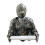 Wand-Toilettenpapierhalter mittelalterliche Statue 1