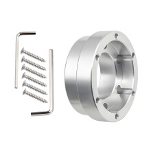70-mm-Aluminium-Lenkradadapter, kompatibel mit Logitech G29, G920, G923, Rennnabenplatte für 13- und 14-Zoll-Lenkräder