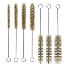 Robustes und langlebiges Rohrreinigungsbürsten-Set mit Messingdraht für Flaschen, 3-teilig