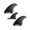 Fiberglas-Surfbrett-Twin-Fins-Set 1