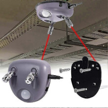 Robuster Garagenpark-Lasersensor mit doppelter Hilfsleuchte, 500 mAh Akku, 110–220 V