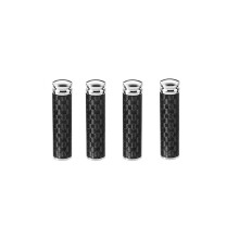 4 Stück Türschlossstiftabdeckungen aus Kohlefaser, universell passend für BMW E46, E39, E60 und E90, einfache Montage