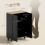 Homcom Aparador Negro 60 x 30 x 90 cm 6