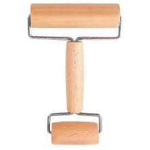 2-in-1 T-förmiges, doppelseitiges Nudelholz aus Holz